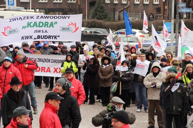 Strajk generalny i protesty na Śląsku – Katowice