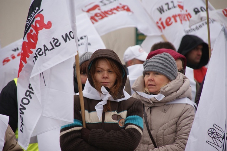 Strajk generalny i protesty na Śląsku – Rybnik