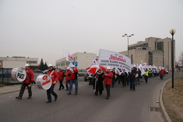 Strajk generalny i protesty na Śląsku – Rybnik