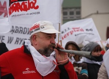 Antyrządowy protest w Rybniku