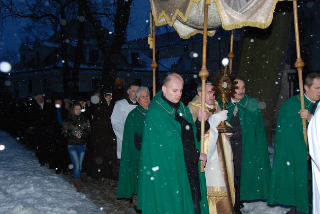 Śnieżny poranek zmartwychwstania 