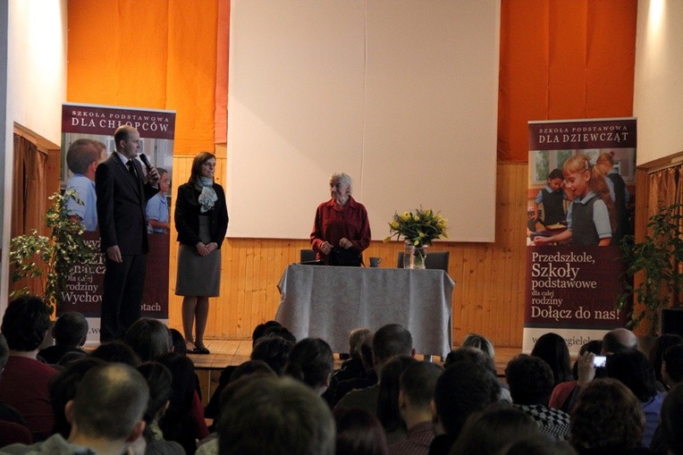Prof. Wanda Półtawska w Katowicach