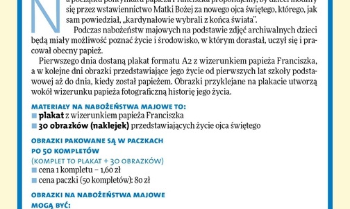 Nabożeństwa majowe 2013