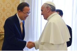 Papież przyjął szefa ONZ