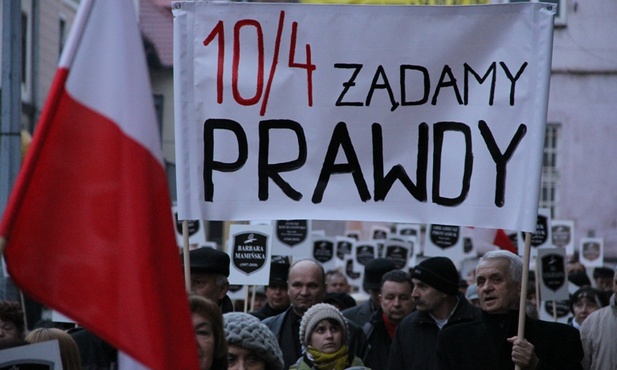 Uczestnicy żądali prawdy o przyczynach katastrofy 