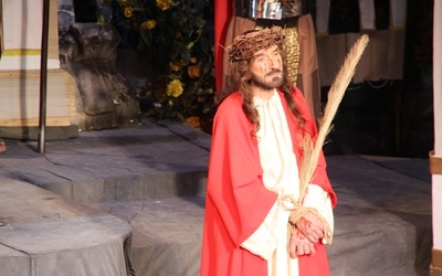 W roli cierpiącego Pana Jezusa - Stanisław Pońc
