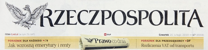 Protest wobec publikacji „Rzeczpospolitej”