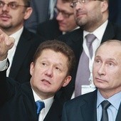 Prezes Gazpromu Aleksiej Miller i prezydent Władimir Putin wspólnie ustalają strategiczne cele gazowego monopolisty