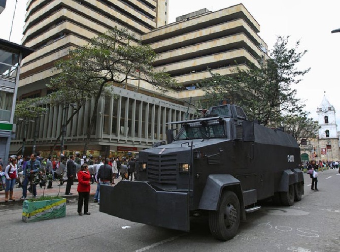 Bogota przeciw terrorystom