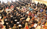 W sesji uczestniczyli nauczyciele, katecheci, alumni tarnowskiego seminarium i młodzież