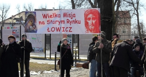 Wielka Misja na Starym Rynku w Łowiczu