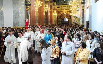  Eucharystia sprawowana była w bazylice jasnogórskiej