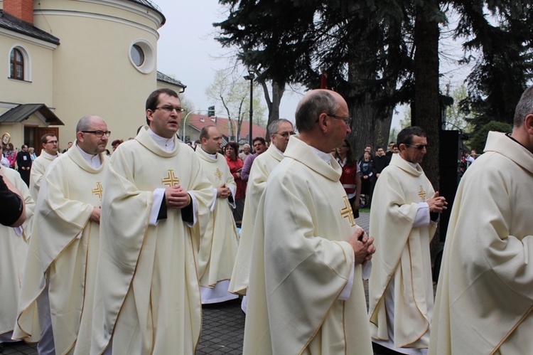 Eucharystia pątników z bp. Piotrem Gregerem