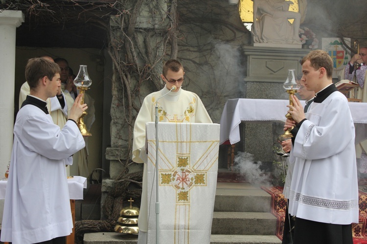 Eucharystia pątników z bp. Piotrem Gregerem