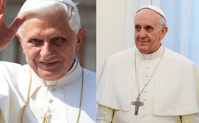 Papież Franciszek powita dziś Benedykta XVI