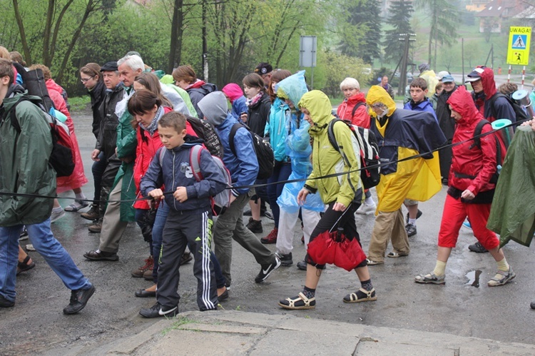 Deszczowa trasa drugiego dnia