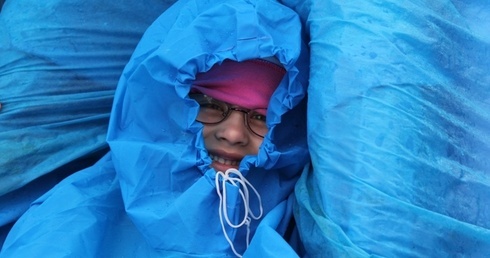 Trzeci dzień - w strugach deszczu