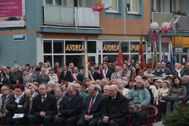 Odsłonięcie pomnika bł. Jana Pawła II