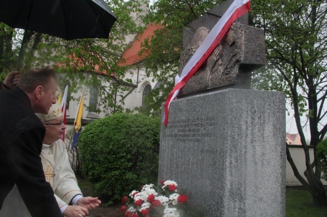 Odsłonięcie pomnika bł. Jana Pawła II