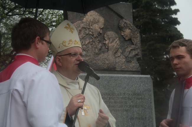 Odsłonięcie pomnika bł. Jana Pawła II