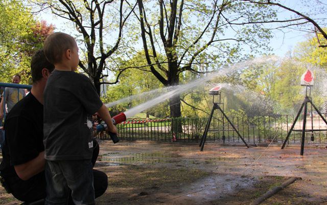 Strażacki piknik w Ogrodzie Saskim 