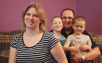  Joanna i Krzysztof Wojniakowie, rodzice Michała i Piotra