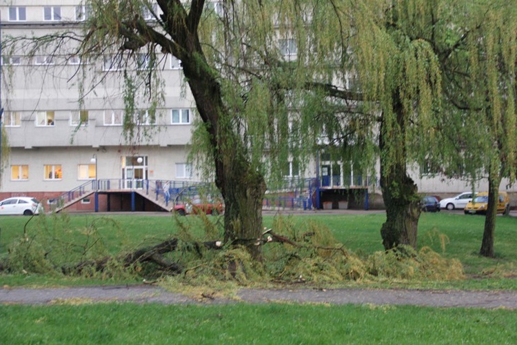 Burza nad Skierniewicami