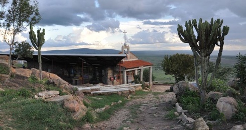 Sanktuarium w kraju Masajów