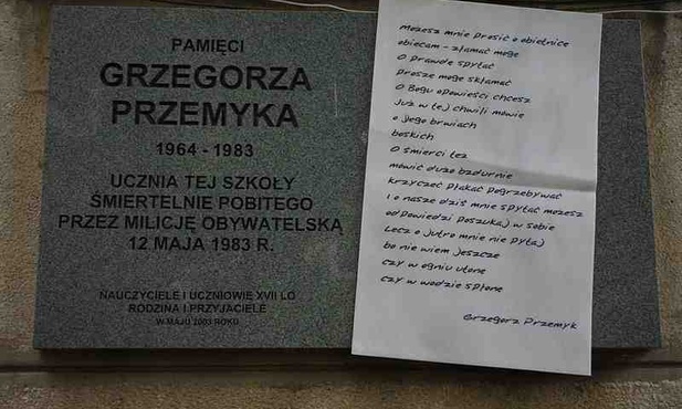 30. rocznica zbrodni na Grzegorzu Przemyku