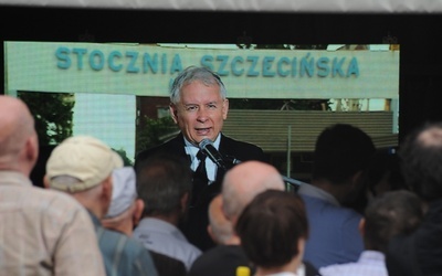 Kaczyński na konferencji "Więcej pracy"