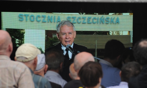 Kaczyński na konferencji "Więcej pracy"