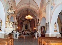  Zabytkowe wnętrze kościoła