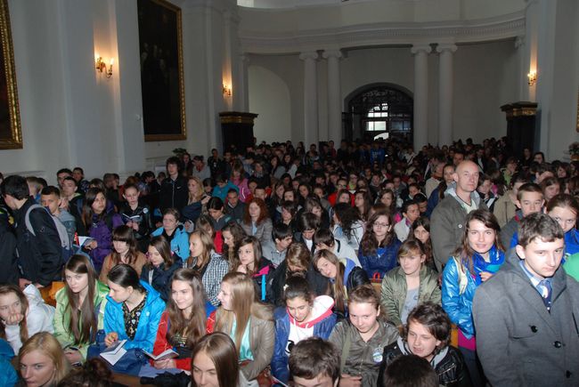 Pilegrzymka gimnazjalistów 