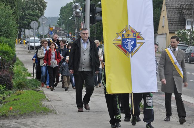 Pielgrzymka Rycerzy Kolumba na Górę Chełmską