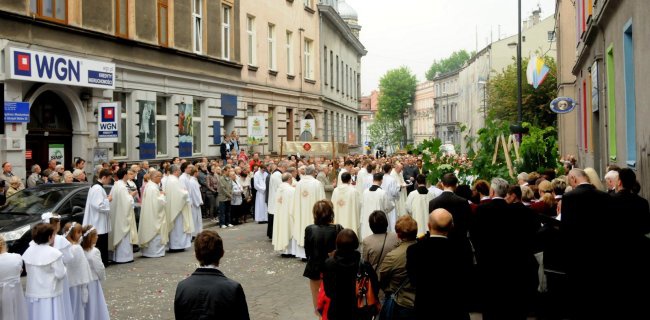 Procesja Bożego Ciała w Gliwicach