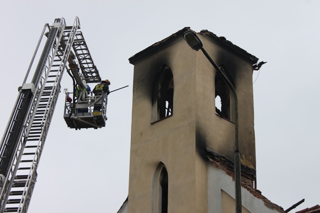 Pożar kościoła św. Józefa