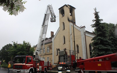 Pożar kościoła