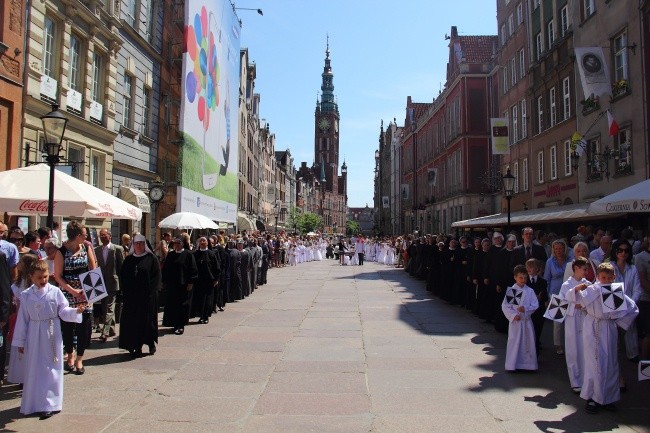 Uroczystość Bożego Ciała w Gdańsku 