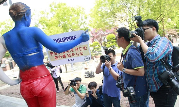 Protest przeciw protestom  