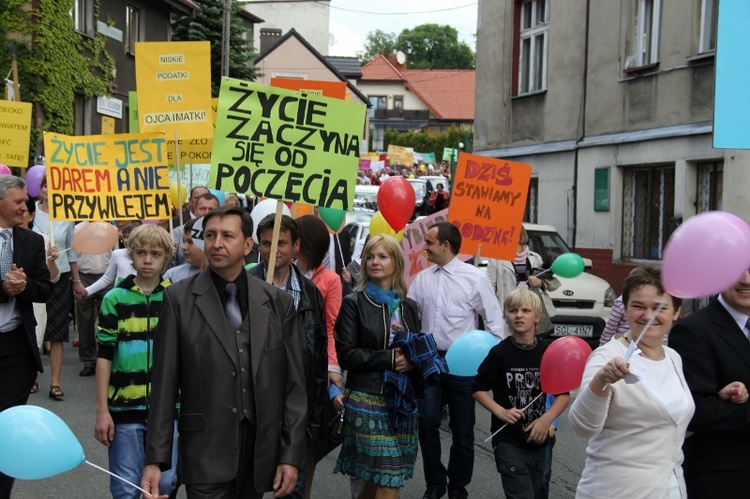 Marsz dla Życia i Rodziny - Wodzisław Śl. 2013