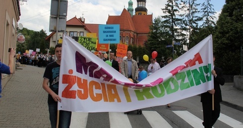 Marsz dla Życia i Rodziny - Wodzisław Śl. 2013