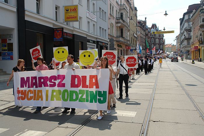 Marsz za życiem i rodziną w Gliwicach 