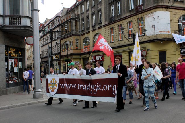 Marsz za życiem i rodziną w Bytomiu