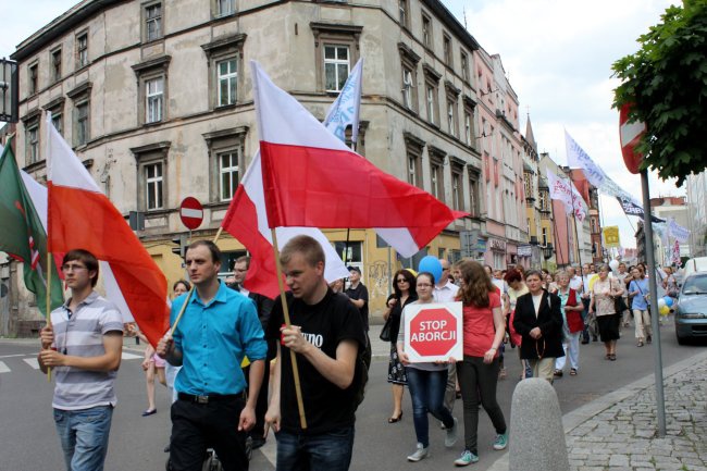 Marsz za życiem i rodziną w Bytomiu