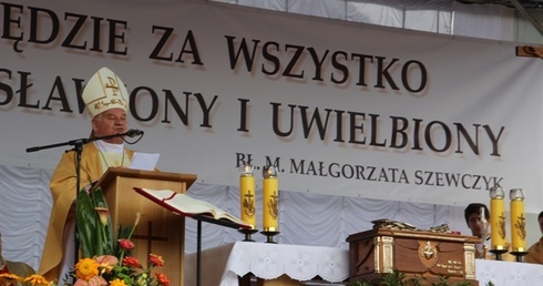 Homilie wygłosił bp Tadeusz Rakoczy