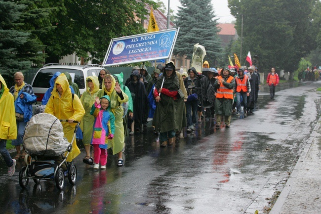 Deszczowo w Żórawinie