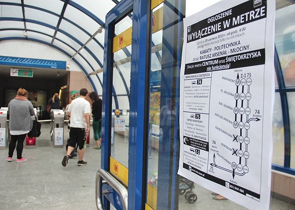  Są szanse na to, że budowa łączników między I i II linią metra potrwa krócej i stacja Centrum zostanie otwarta jeszcze w sierpniu