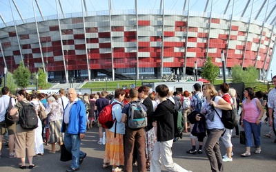 Stadion już się zapełnia