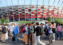 Stadion już się zapełnia