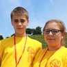 Mariusz i Patrycja są wolontariuszami na Festiwalu Młodych.